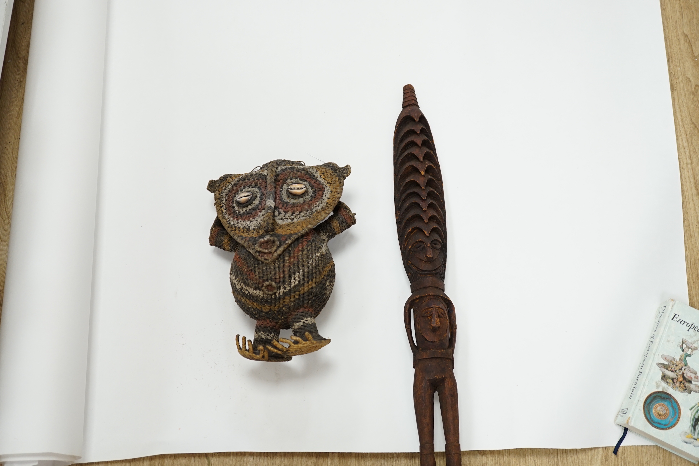 Two Papua New Guinea figures